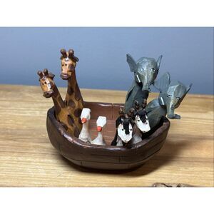 Vintage 1998 House of Hatten Noah's Ark figurine